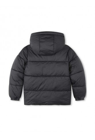 Timberland Boys Quilted Coat Black with Ηood