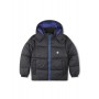 Timberland Boys Quilted Coat Black with Ηood