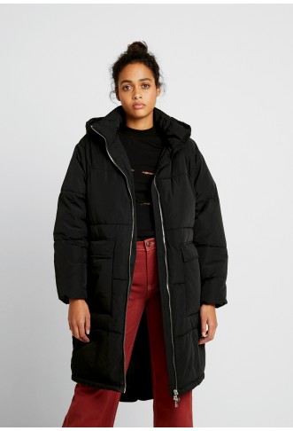 ONLGABI OVERSIZED LONG COAT - Winter coat - black