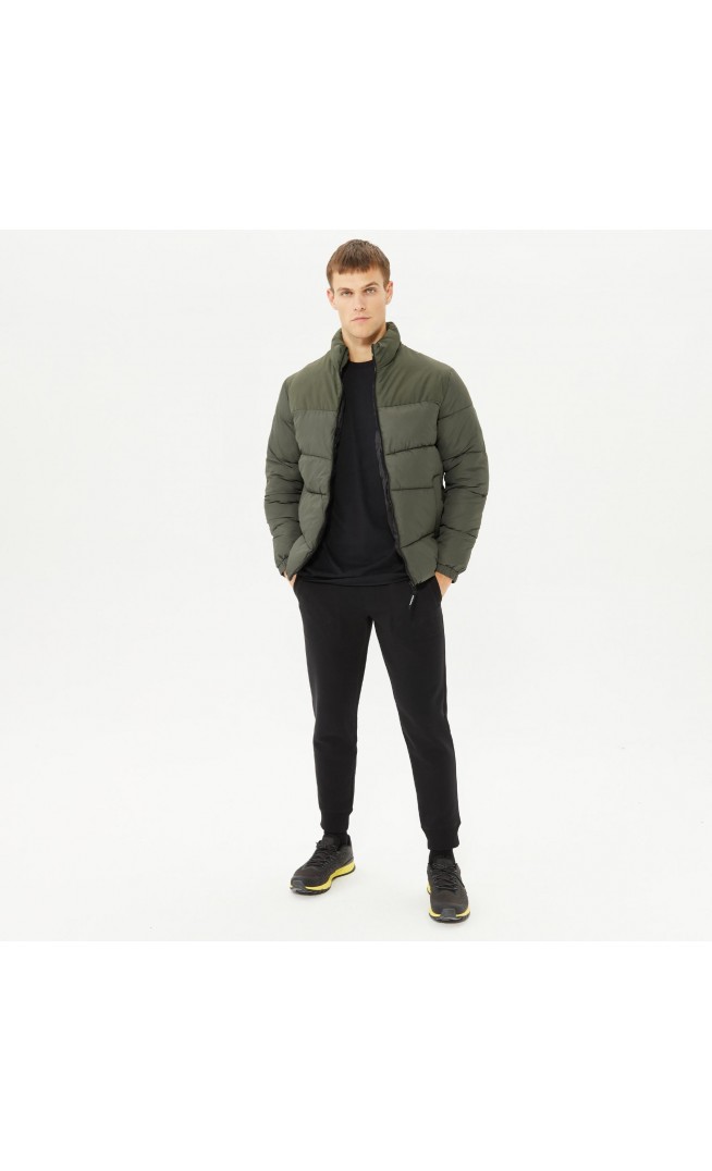 Jack & Jones Chili Puffer Collar Mr. Men's Green Jacket