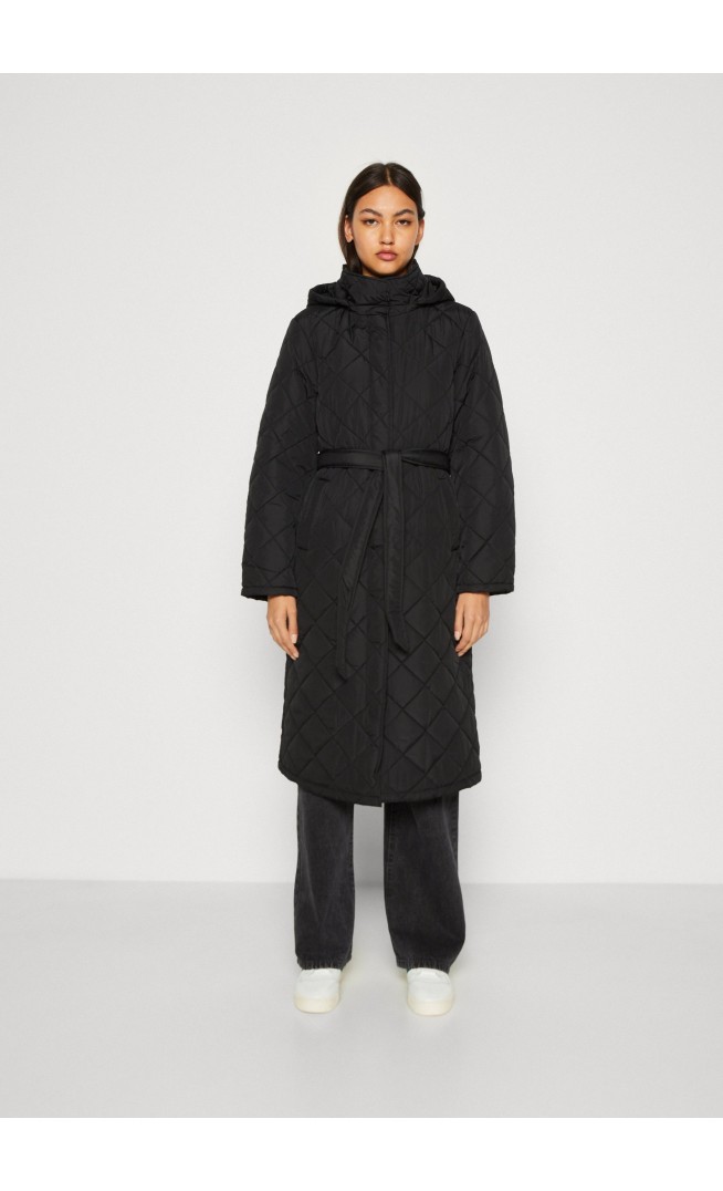 VIKANTE QUILTED COAT - Winter coat - black