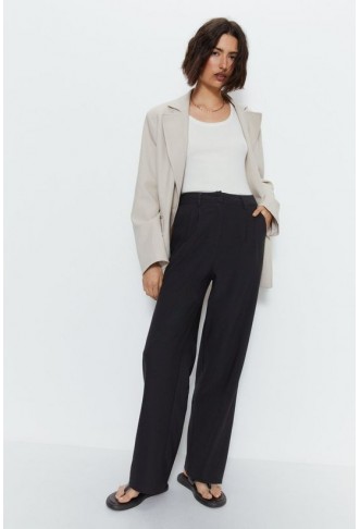 Tailored Wide Leg Trouser