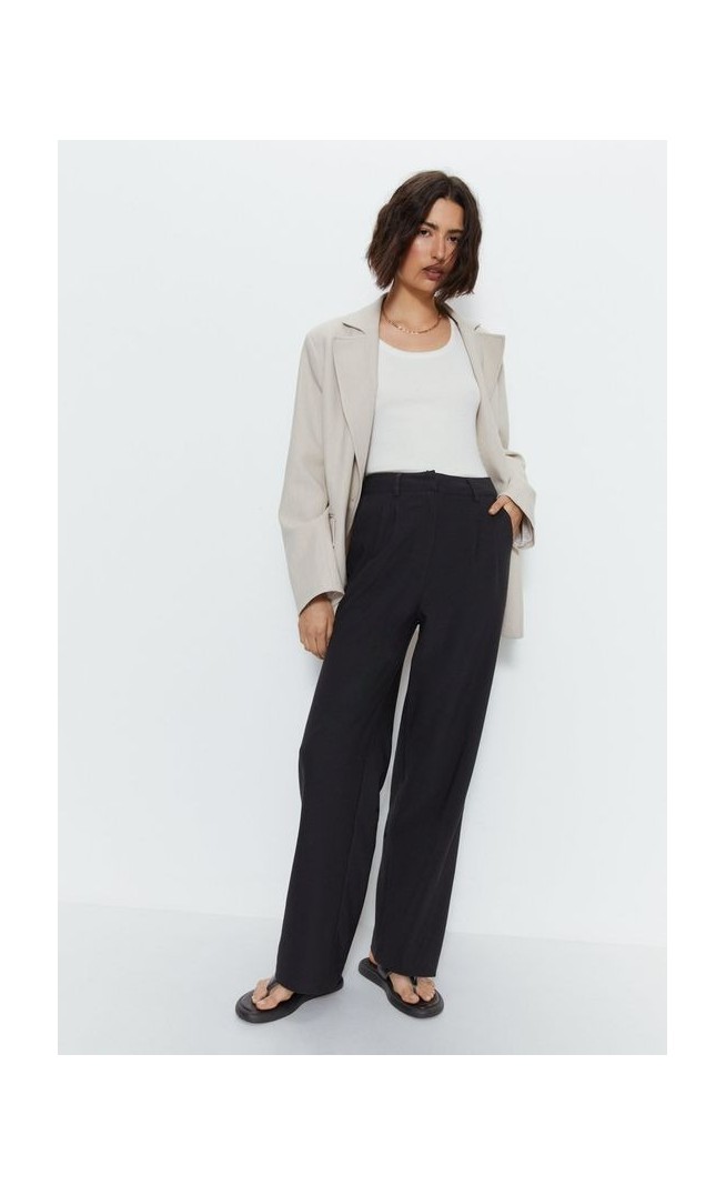 Tailored Wide Leg Trouser