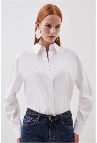 Tailored Pleated Back Detail Shirt