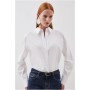 Tailored Pleated Back Detail Shirt