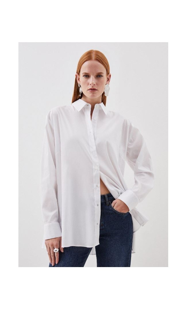 Tailored Pleated Back Detail Shirt