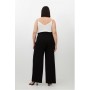 Plus Size Compact Stretch Tailored High Waist Trouser