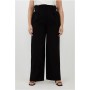 Plus Size Compact Stretch Tailored High Waist Trouser