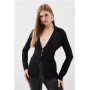 Body Contouring Knit Blazer