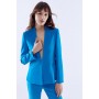 Premium Collarless Fitted Blazer