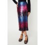 Sequin Midi Pencil Skirt