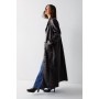 Premium Distressed Faux Leather Duster