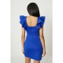 Debut London by Coast Ruffle Scuba Square Neck Mini Dress