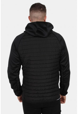 Multi Quilted Jacket Black