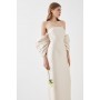 Detachable Shrug Multiway Twill Bridesmaids Dress