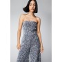 Sequin Strapless Wide Leg Jumpsuit