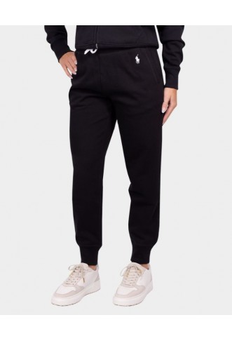 Womens Black Cuffed Jogger