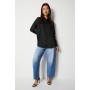 Satin Long Line Shirt