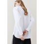 Strong Shoulder Pocket Detail Tailored Shirt