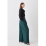 Compact Stretch Tailored Wide Leg Trouser