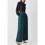 Compact Stretch Tailored Wide Leg Trouser