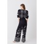 Floral & Geo Embroidered Woven Jumpsuit