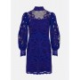 Cutwork Volume Sleeve Woven Mini Dress