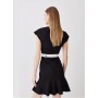 Buy Karen Millen Ponte Contrast Trim Mini Flippy Dress In Multiple Colors