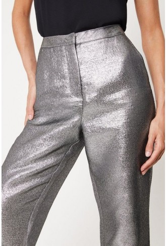 Sparkle Jacquard Straight Leg Trouser