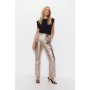 Premium Metallic Straight Leg Trousers