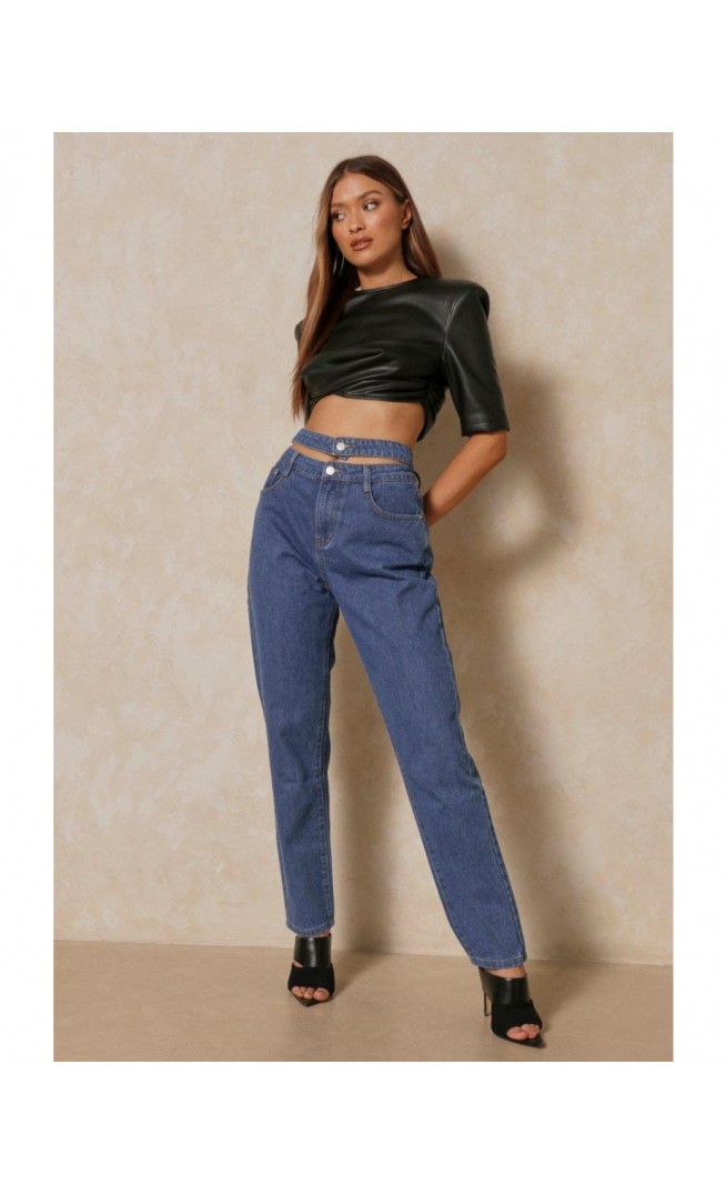 Double Waist Band Jean