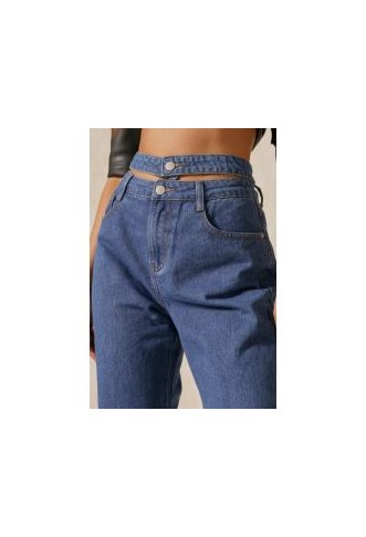 Double Waist Band Jean