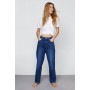 Petite High Waist Denim Mom Jeans