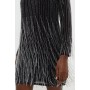 Beaded Fringe Embellished Mini Dress