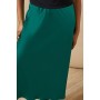 Satin Bias Cut Midi Skirt