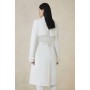 The Founder Compact Stretch Belted Tailored Midi Coat