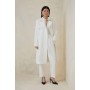 The Founder Compact Stretch Belted Tailored Midi Coat