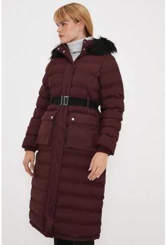 Heat Seal Longline Puffer Jacket