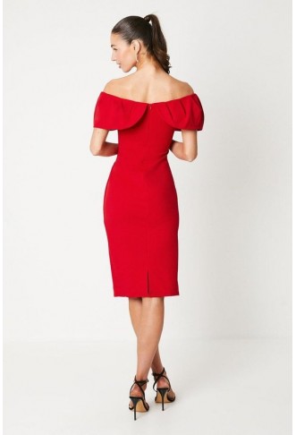 Bardot Midi Pencil Dress