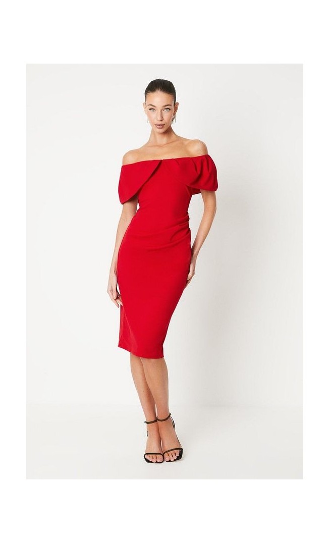 Bardot Midi Pencil Dress