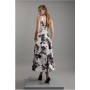 Rose Floral Twill Prom Dress