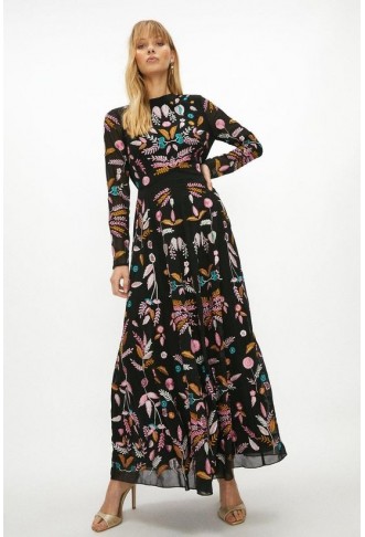 Statement Embroidered Maxi...