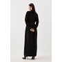 Viscose Blend Knit Maxi Belted Coatigan