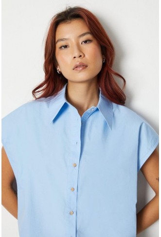 Boxy Button Through Shirt