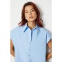 Boxy Button Through Shirt