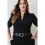 Plus Size Forever Belted Jumpsuit