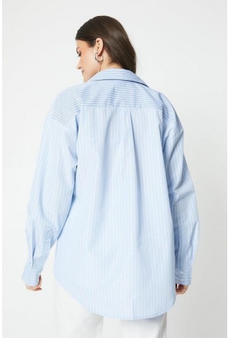 Tall Cutabout Stripe Oversized Shirt