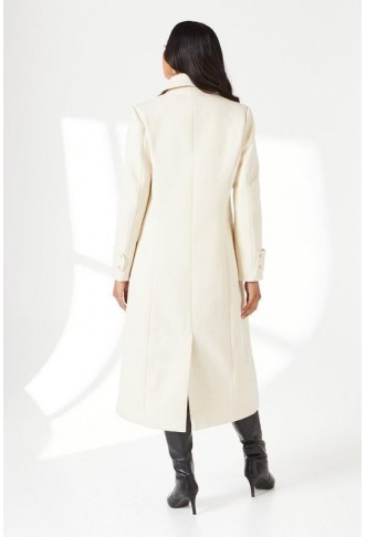 Longline Double Breasted Oversized Coat