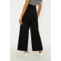 Cropped High Waist Wide Leg Trouser