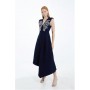 Embellished Bandage Figure Form Knit Sleeveless Midaxi Dress